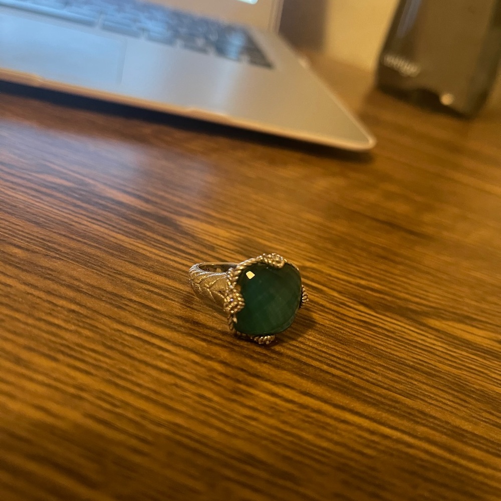 ✨JUDITH RIPKA GREEN GODDESS RING✨ - Picture 3 of 4